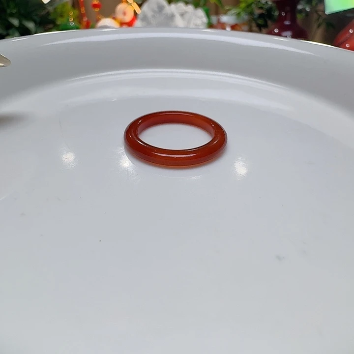 《***英玛瑙/玉髓未镶嵌戒指