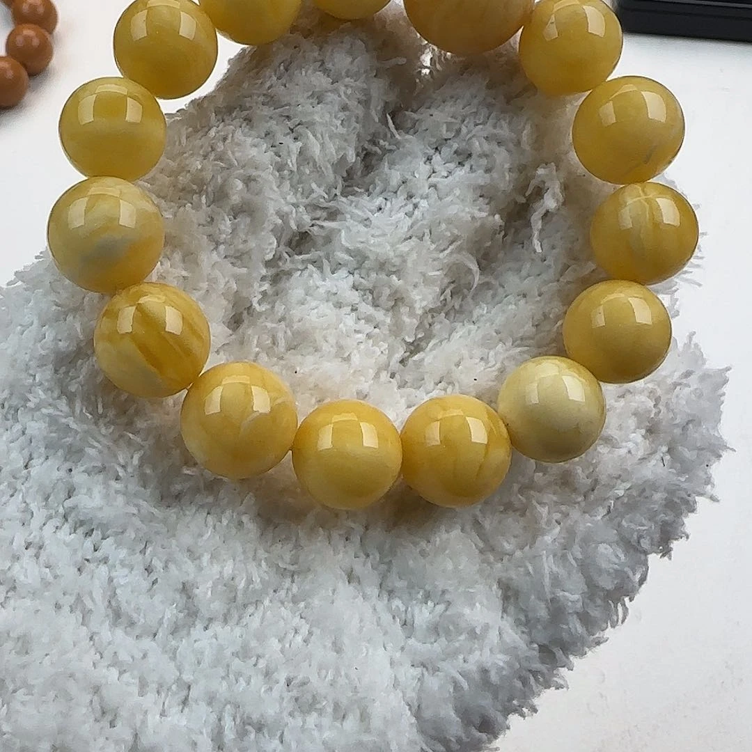 琥珀手链未镶嵌蜜蜡