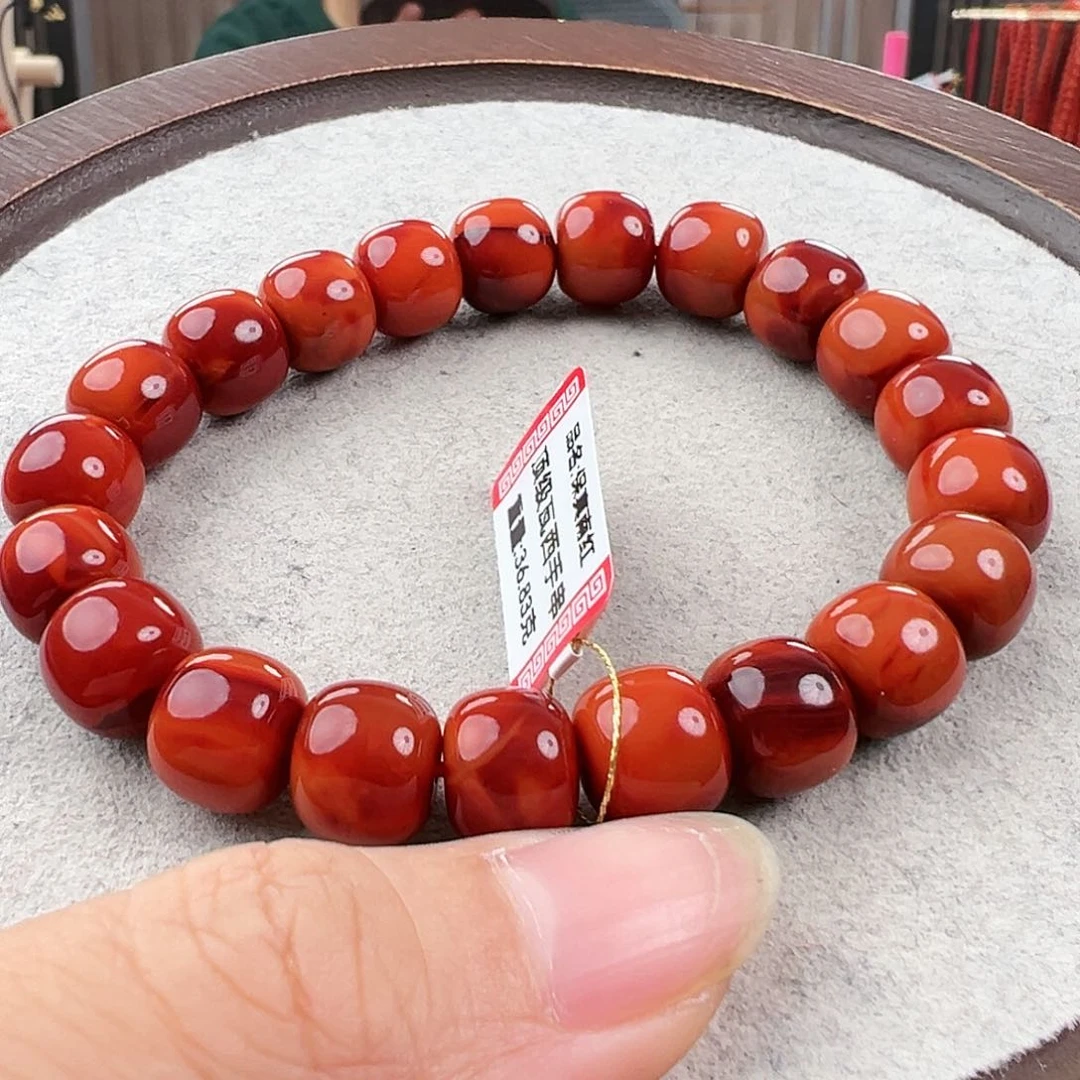 南红玛瑙手串未镶嵌