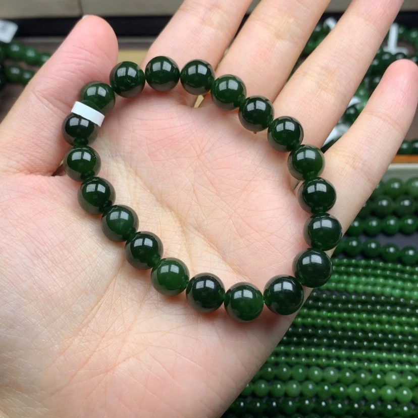 【闪购商品】未镶嵌手串和田玉（碧玉）（****教10