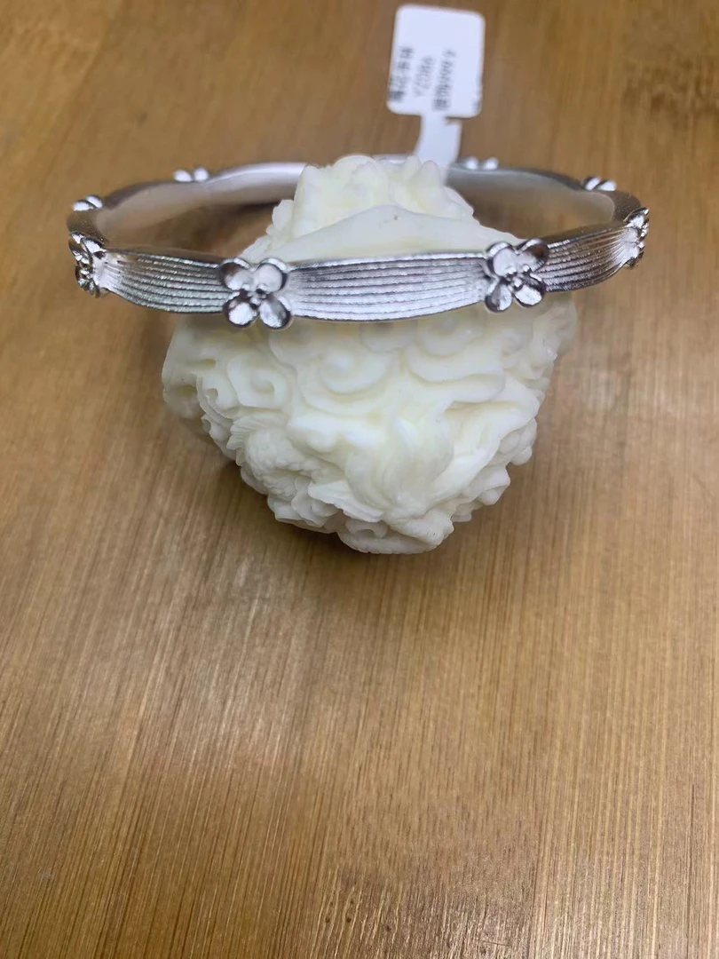 086 梅花开口手环  精品实心时尚气质手环无礼盒