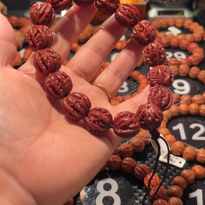 手串文玩核桃深**光核桃手串1.8尺寸全品