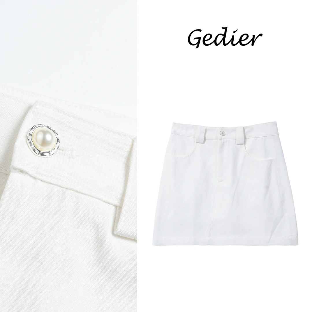 【歌蒂尔Gedier】2025春款欧若风女士时尚牛仔裙 QG510215Y