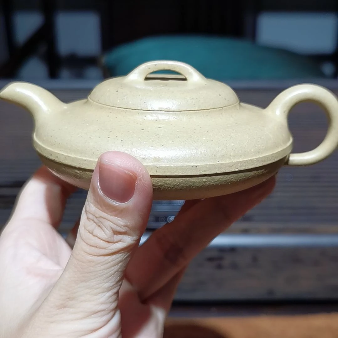 快***经紫砂花盆景舟线圆半手工