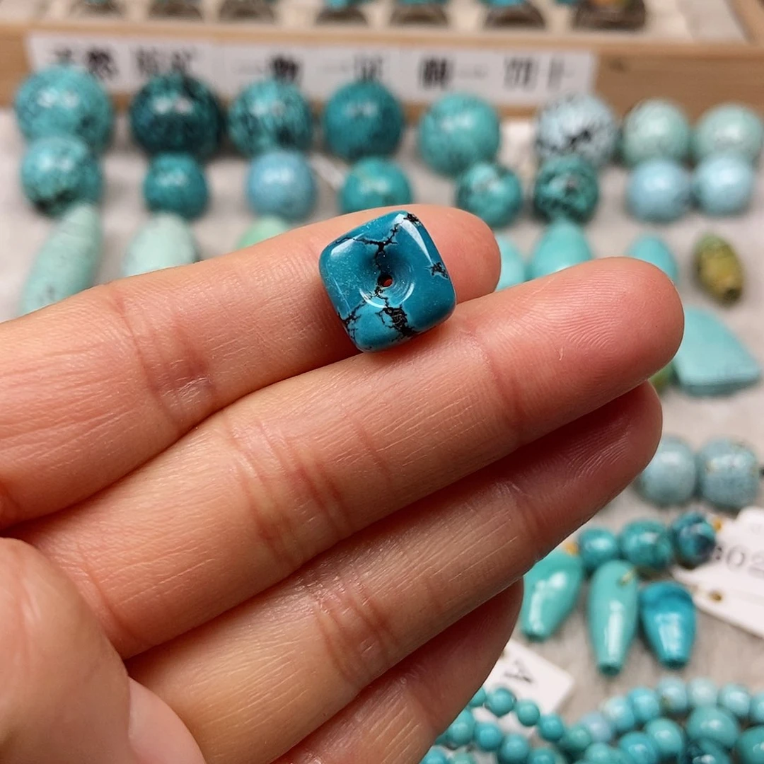 未镶嵌绿松石珠宝半成品