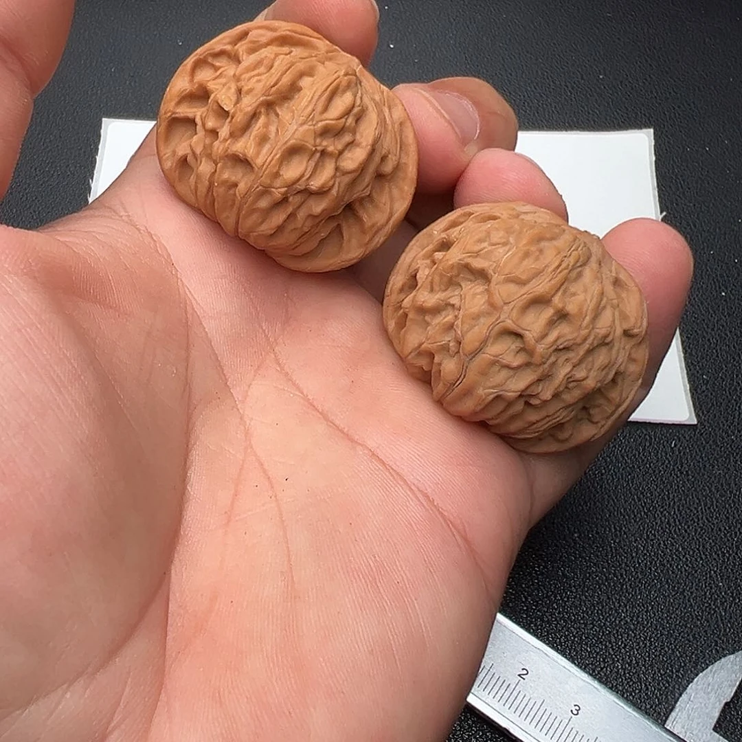 垅***茶核桃手串/手链磨盘