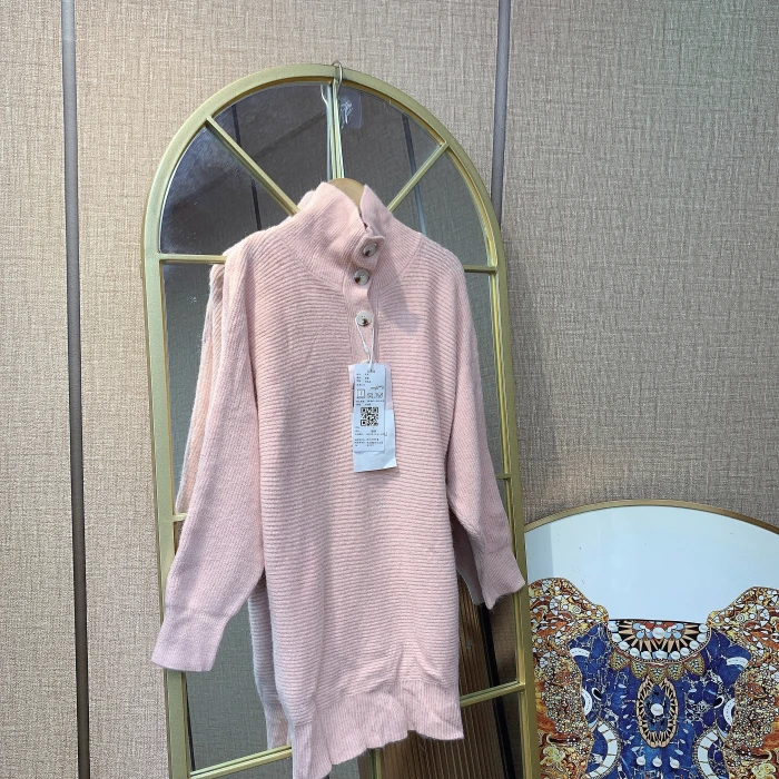 BP935孕妇粉色毛衣90-130