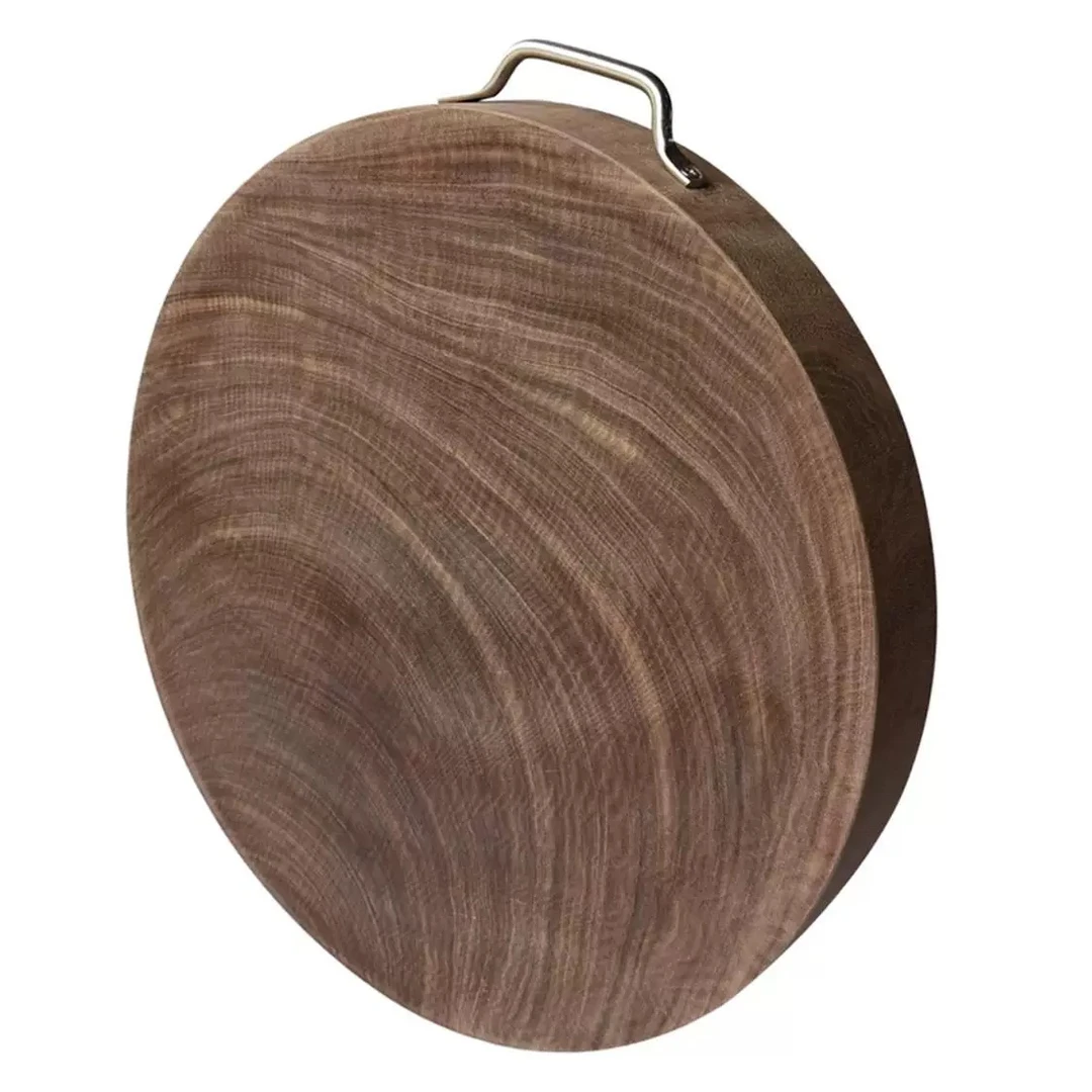 大圆厚板36*4实木蚬木菜板砧板加厚家用切菜板