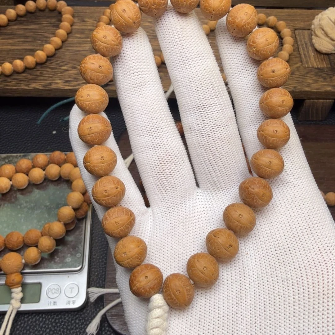 凤眼菩提手串11.8-12实心矮桩