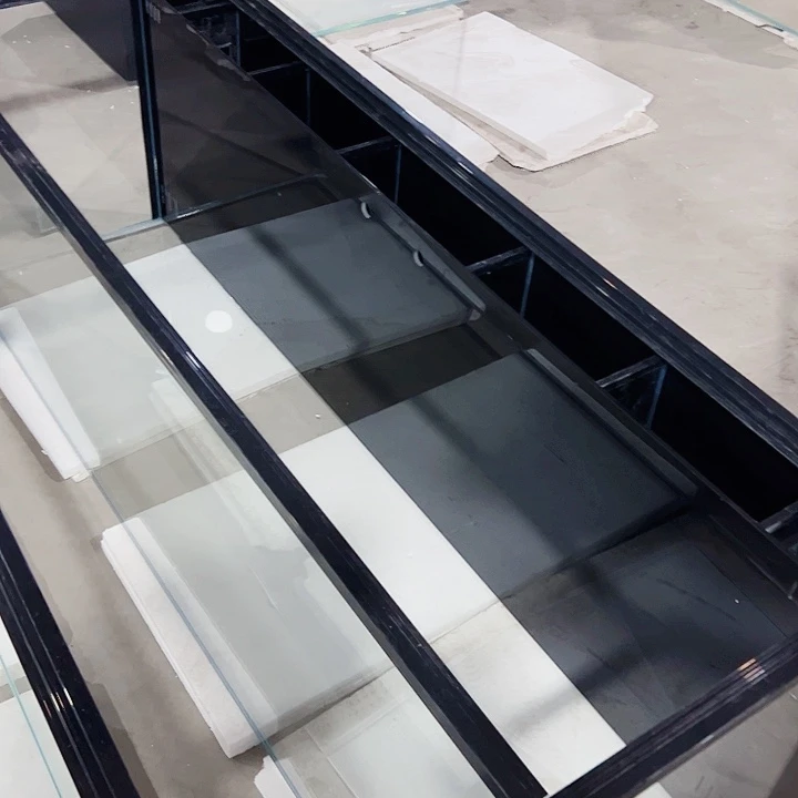 余***明玻璃150、50背滤双马玻璃推拉盖全套