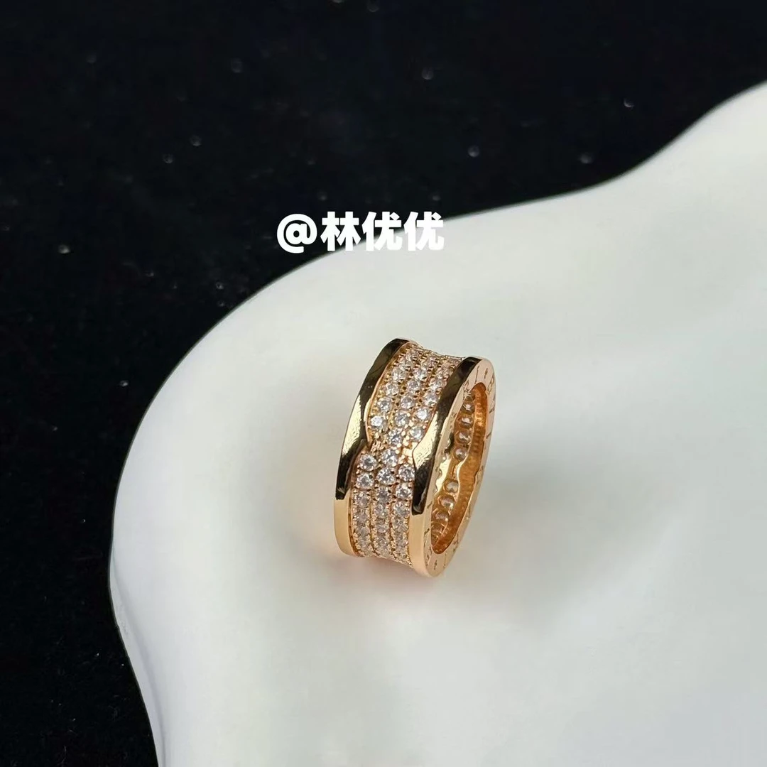铜合金锆石戒指 【林优优】精致百搭设计款时尚小众轻奢高级感戒指