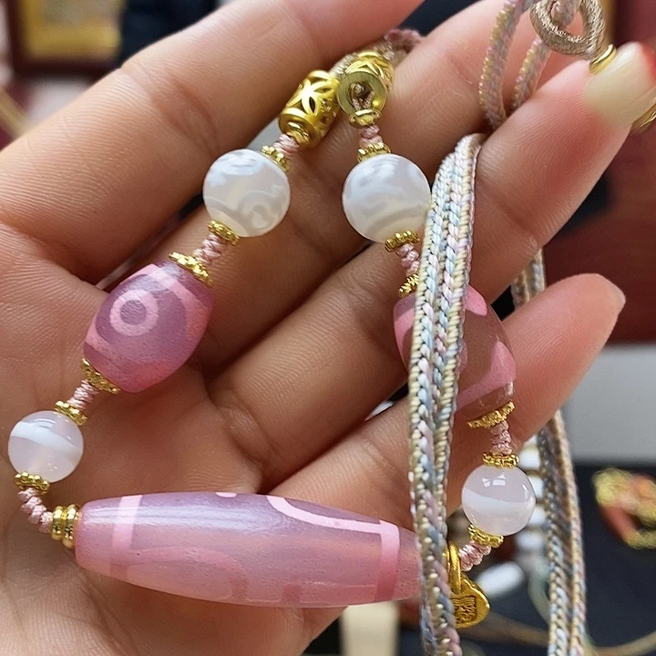 玛瑙/玉髓合金颈饰