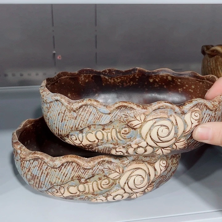 多肉花盆满10元包邮