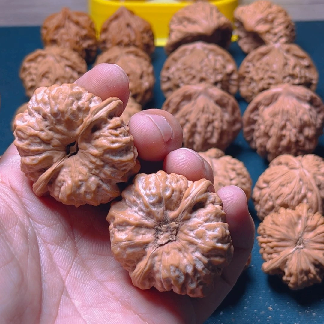 文玩核桃把件乐*40全品红皮蛙