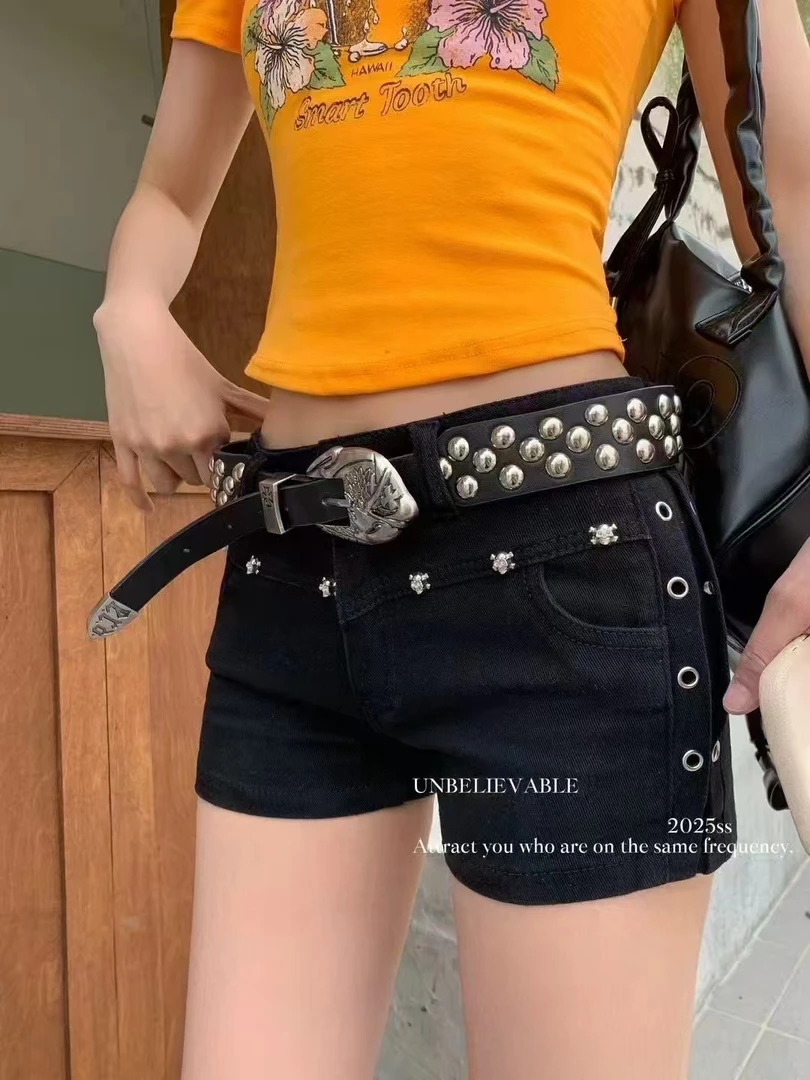 【可颂】辣妹牛仔设计款网红高品质孤品