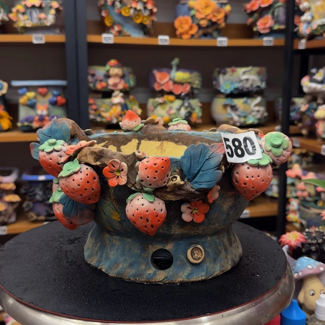 【闪购商品】花***蘼粗陶手捏