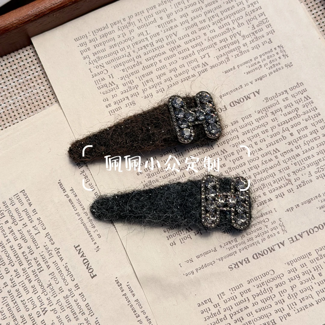 【PEI】大H/BB夹侧边夹对夹边夹发饰刘海夹原创女发夹民族风发卡