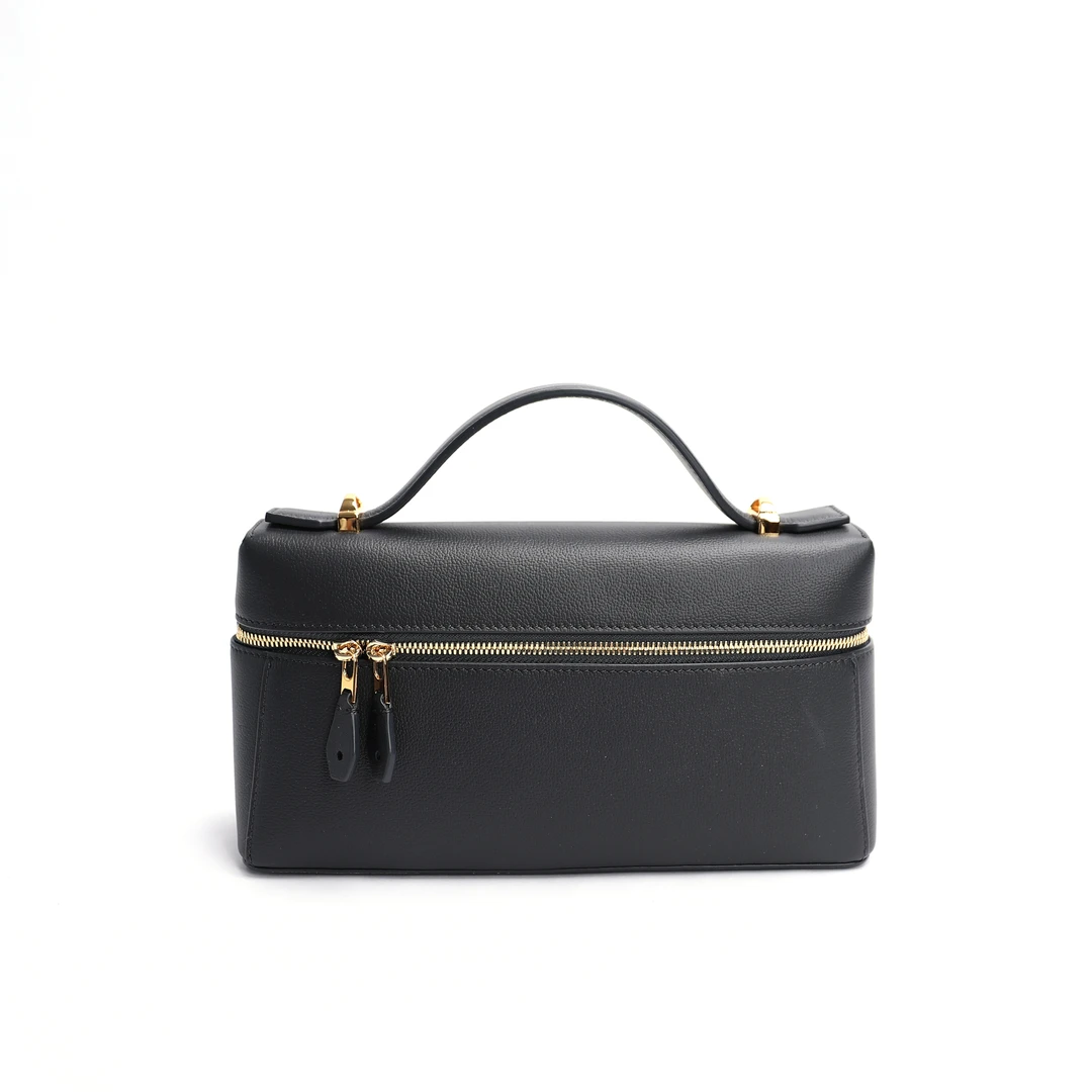 时代品牌【饭盒包】头层牛皮通勤百搭手提斜挎包 M10738