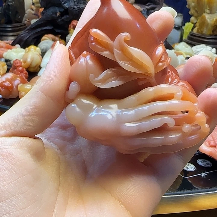 用***8寿山石寿山石雕刻艺术品