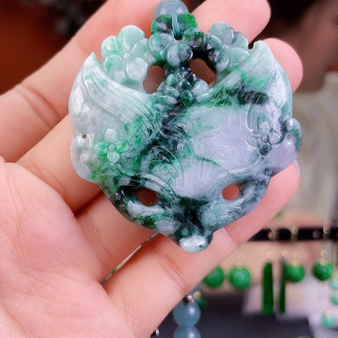 翡翠未镶嵌耳饰饰品