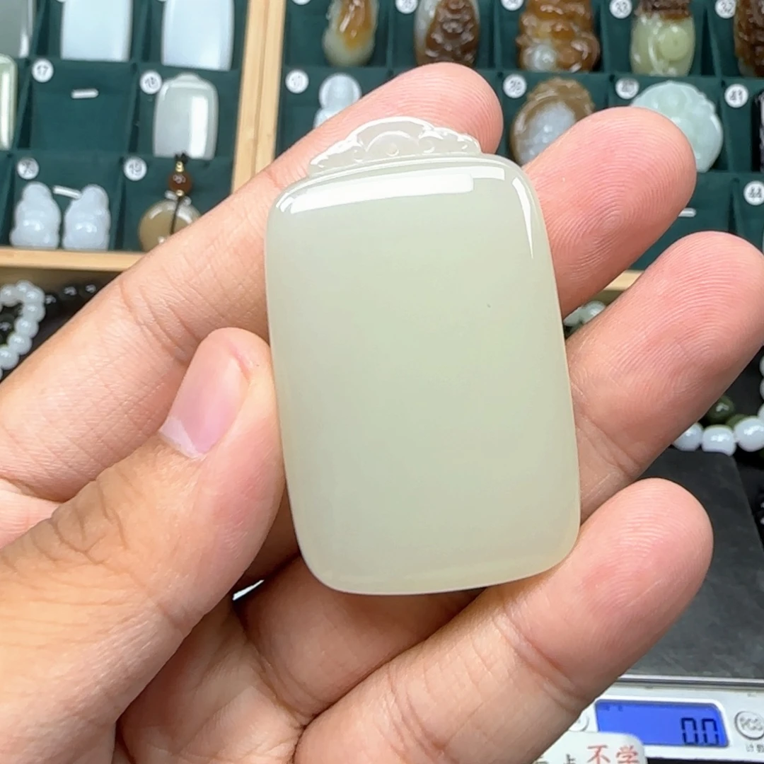 和田玉未镶嵌挂件