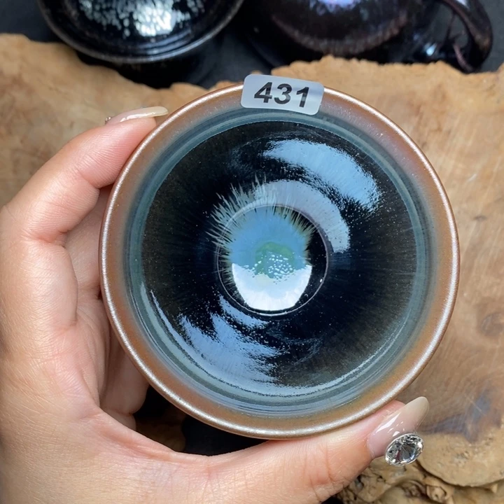 茶盏建窑建盏主人杯431