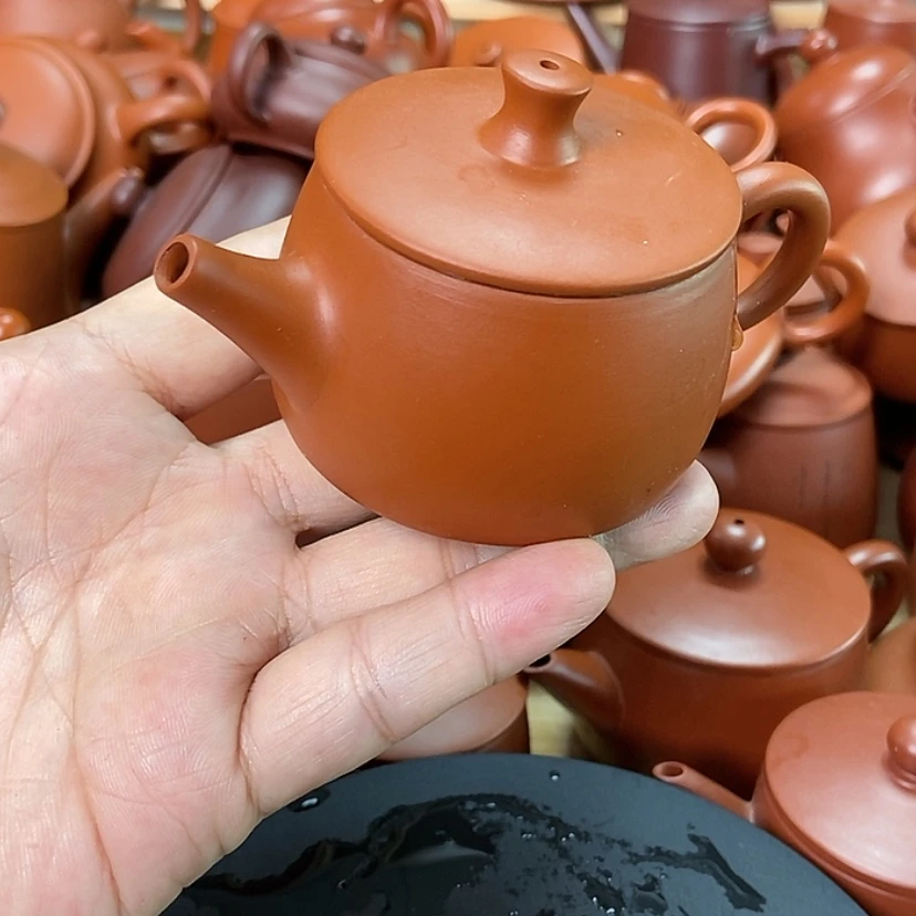 【闪购商品】茶壶朱泥100c c