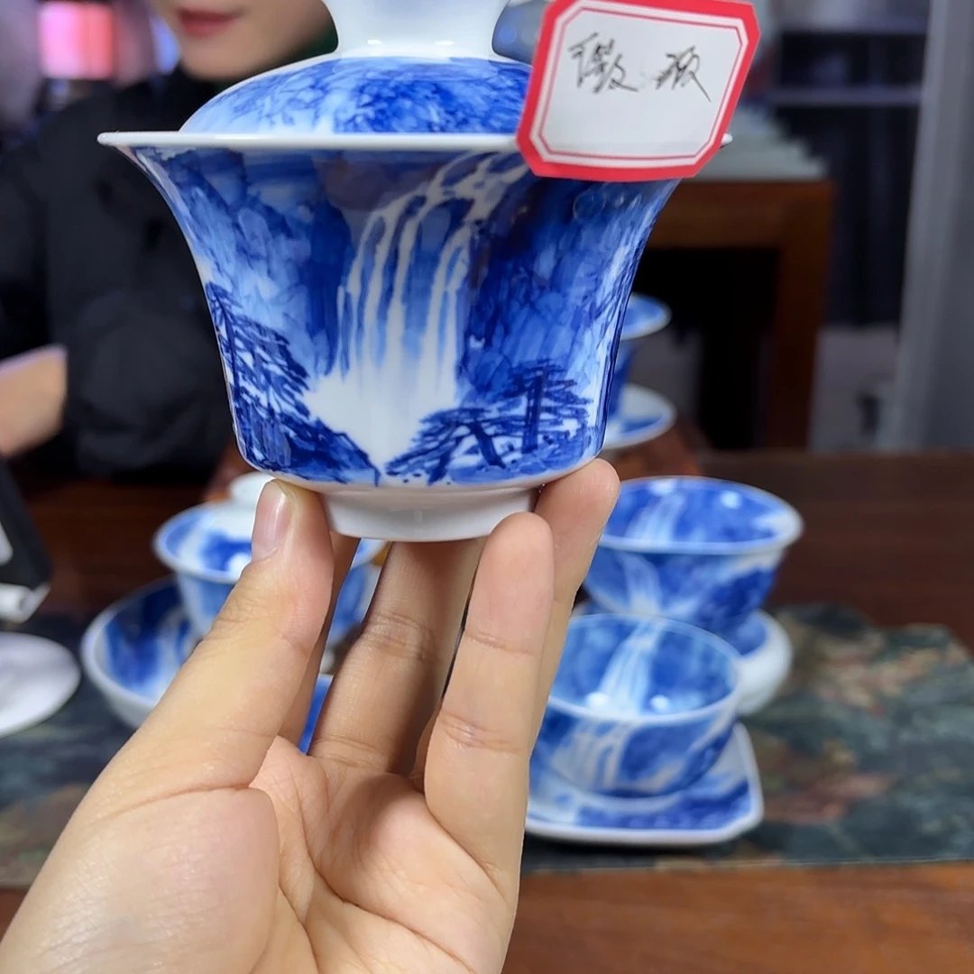 国一王老师手绘山水