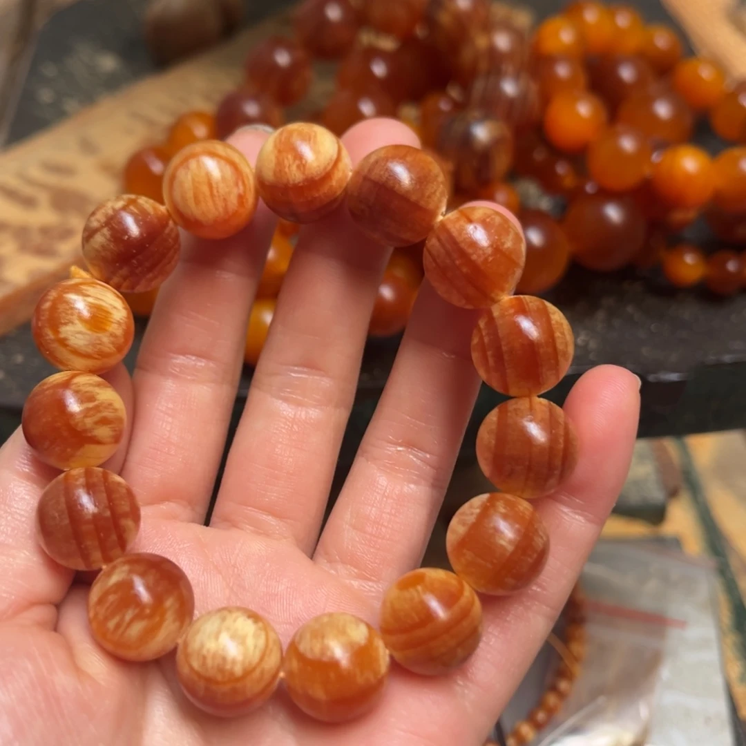 金***乌松木（琥珀木）手串/手链1.5规格108颗