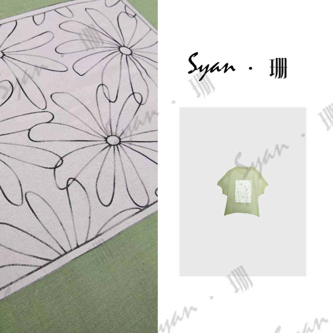 Syan【香岛巴黎】轻奢洋气高级小众女装潮流百搭休闲T恤设计感