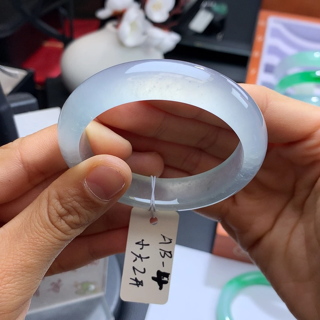 未镶嵌手镯翡翠51白月光正圈