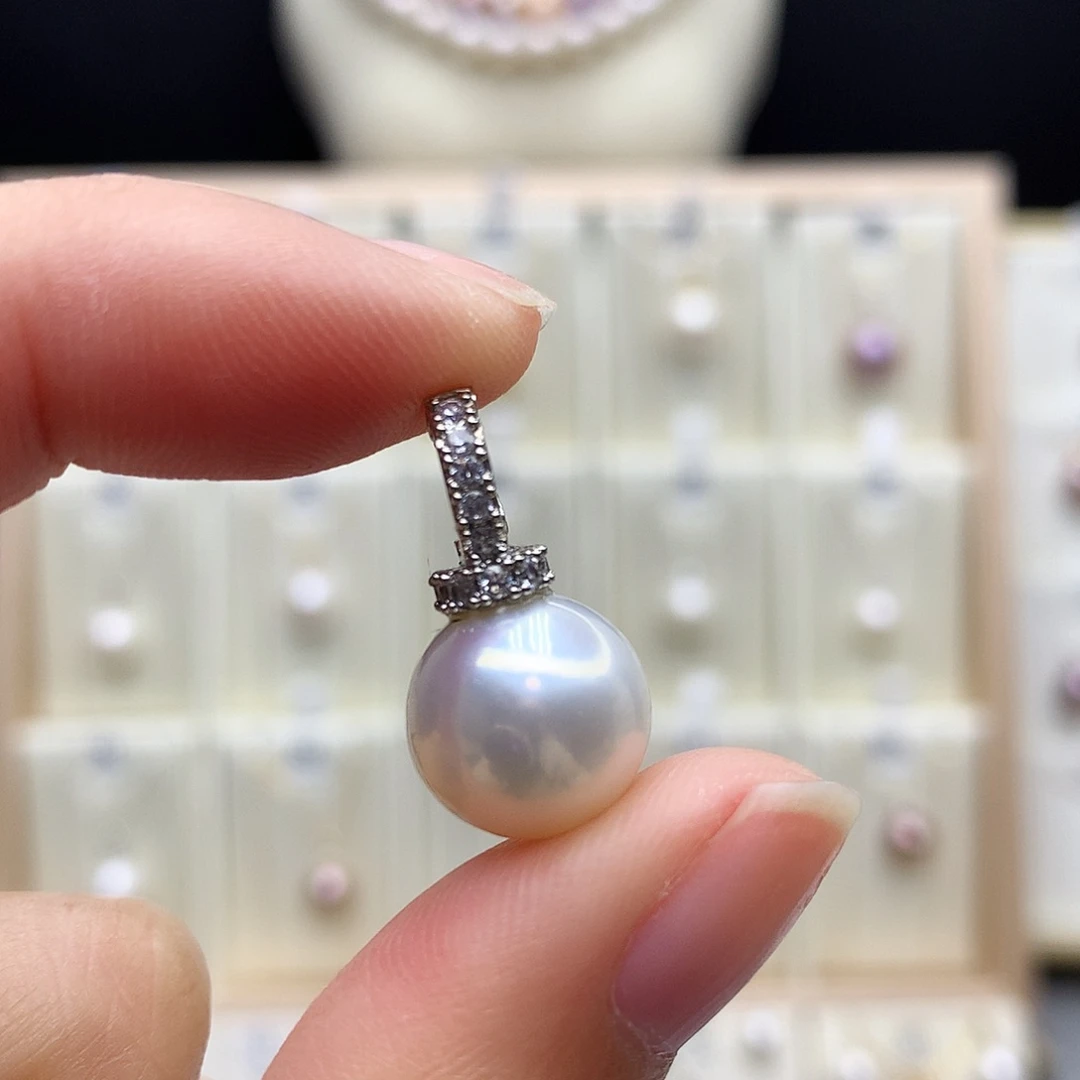 颈饰合金淡水珍珠