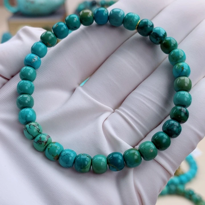 绿松石未镶嵌挂件