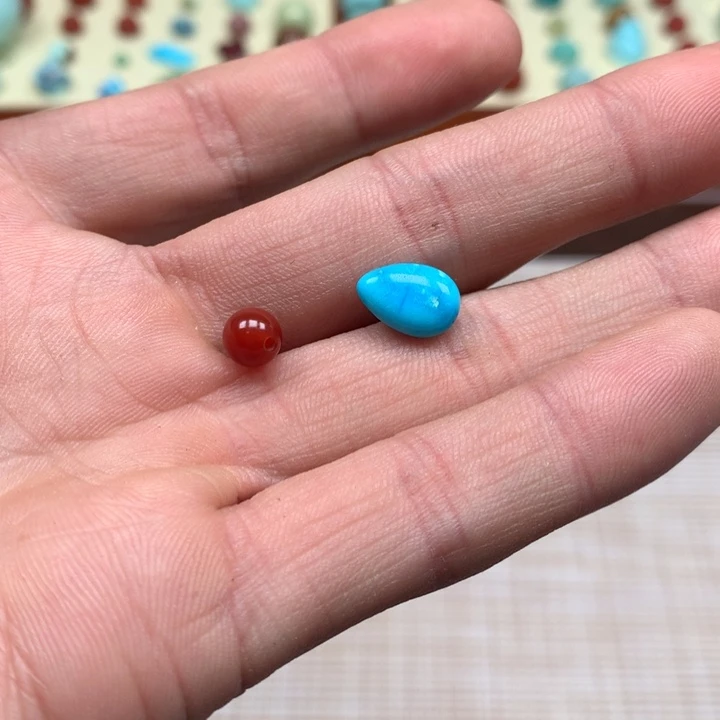 南红玛瑙配饰未镶嵌T****o