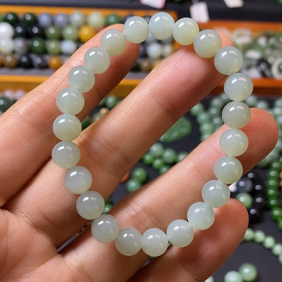 和田玉未镶嵌手链