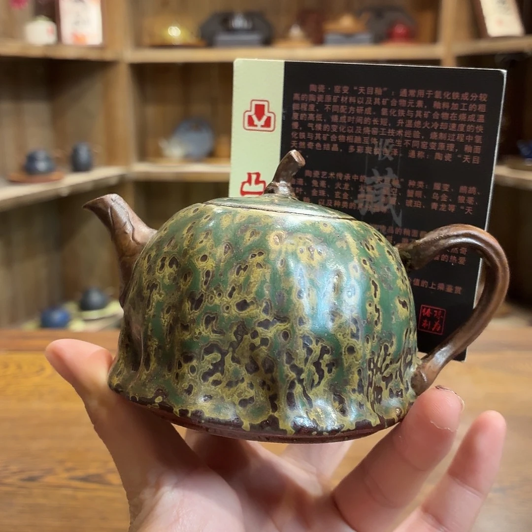 柴烧老岩泥茶器皿