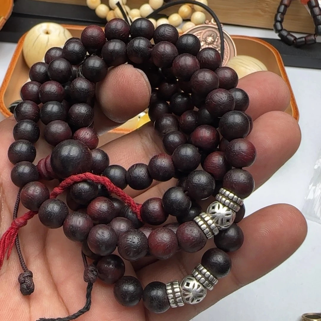 桑杰出品小元素配饰紫檀念珠