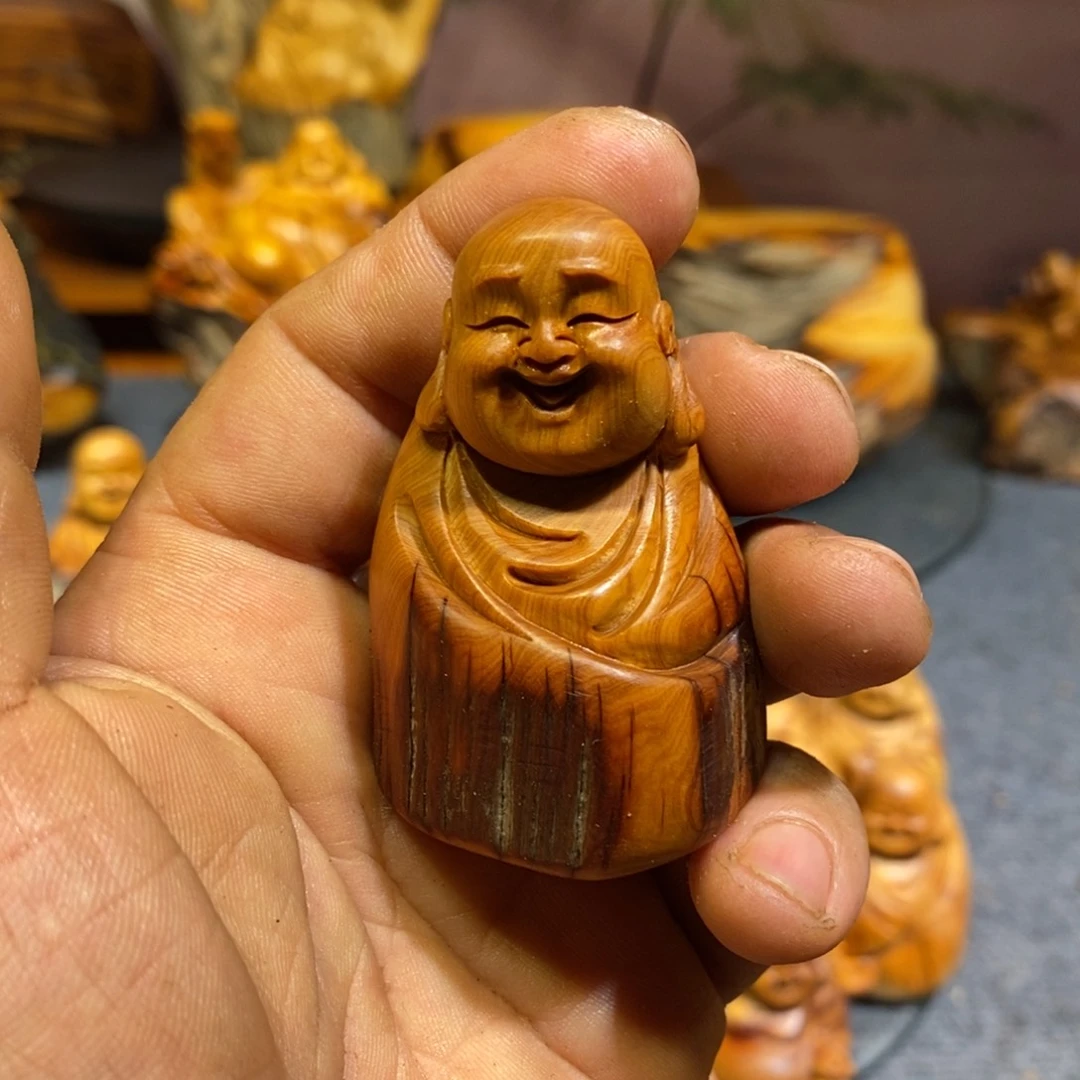 柏木（崖柏）木雕工艺品摆件家居装饰手把件