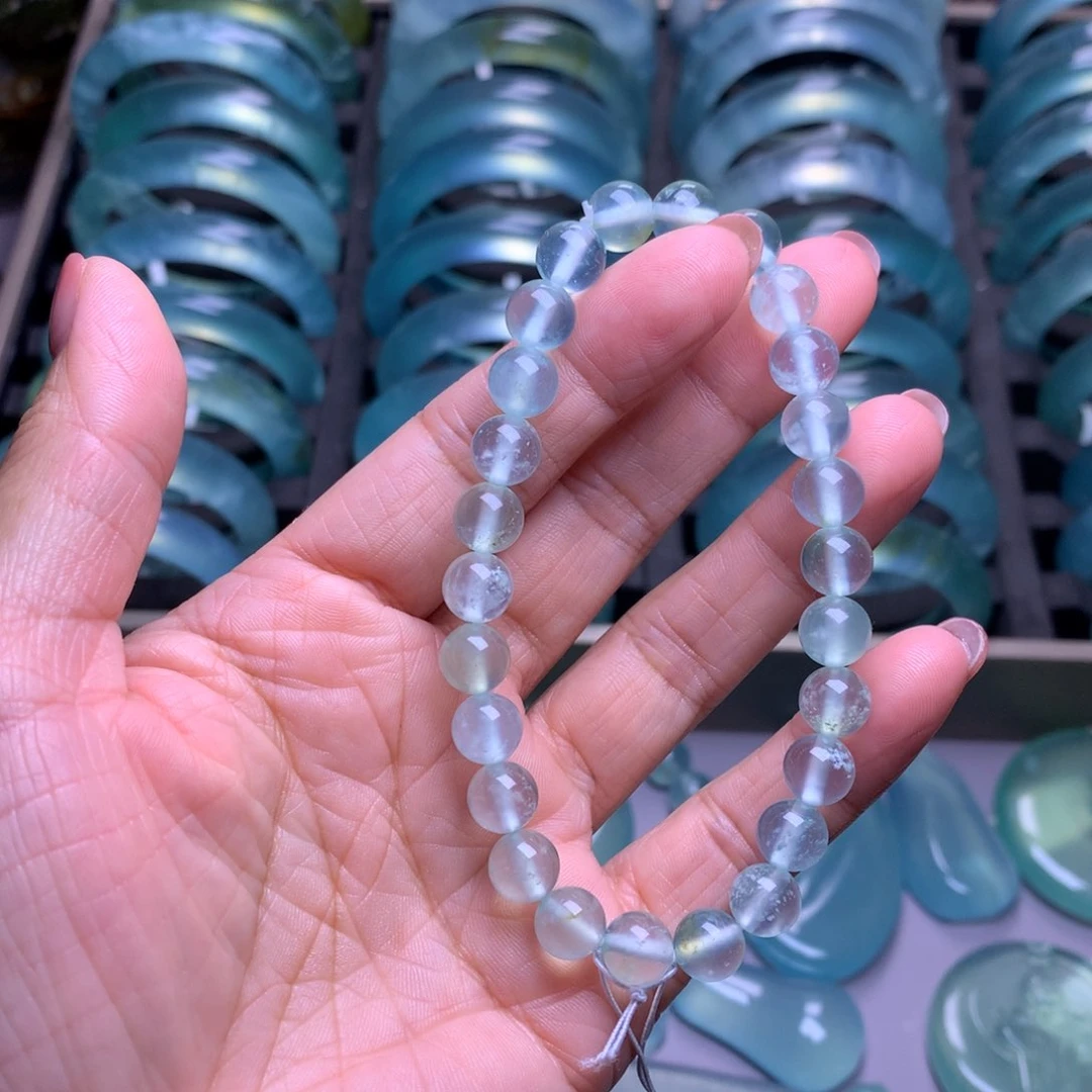 未镶嵌蛇纹石玉手串