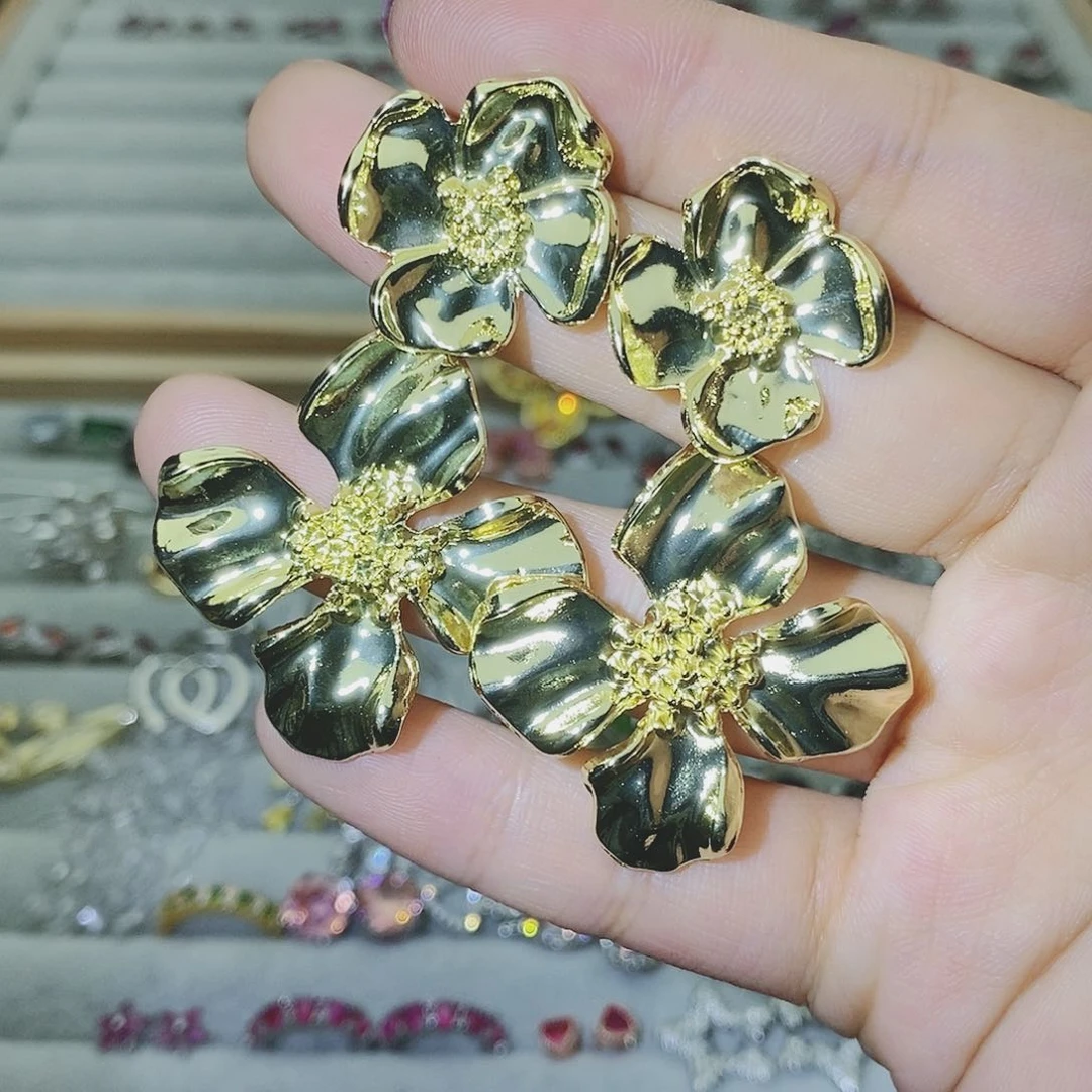 【闪购商品】托帕石耳饰银S925镶嵌