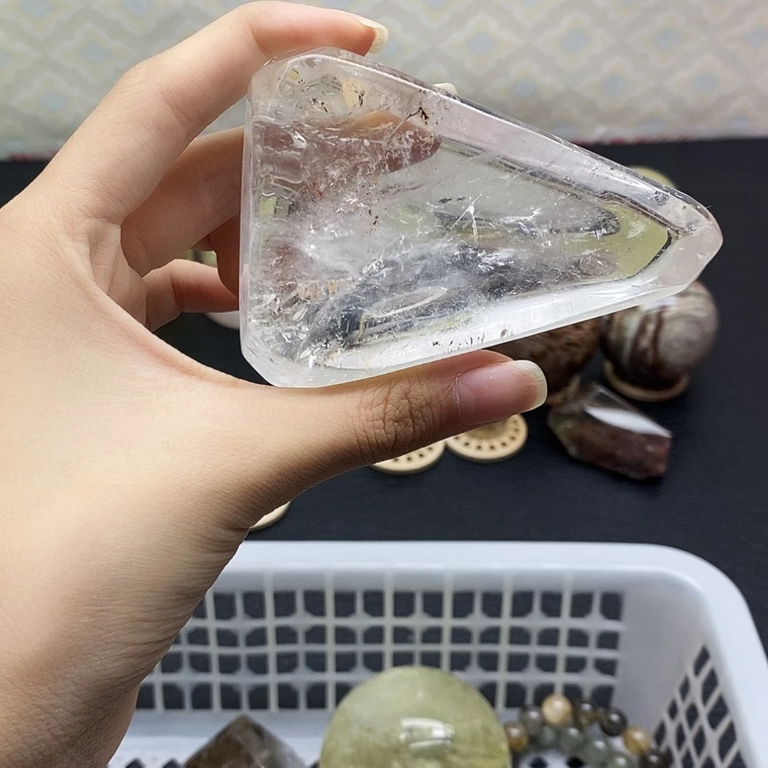 珠宝半成品水晶未镶嵌196水晶石