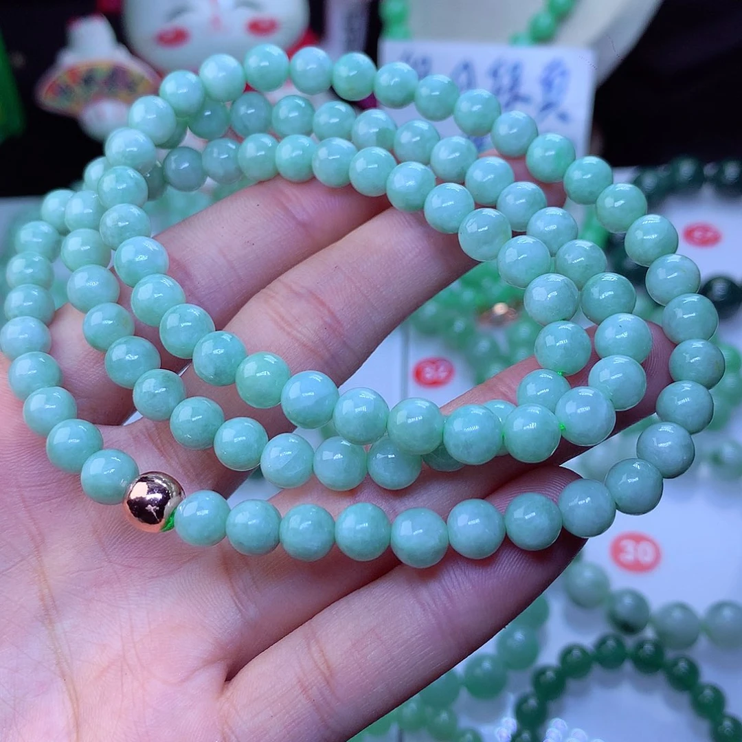 翡翠毛衣链未镶嵌卡7.4