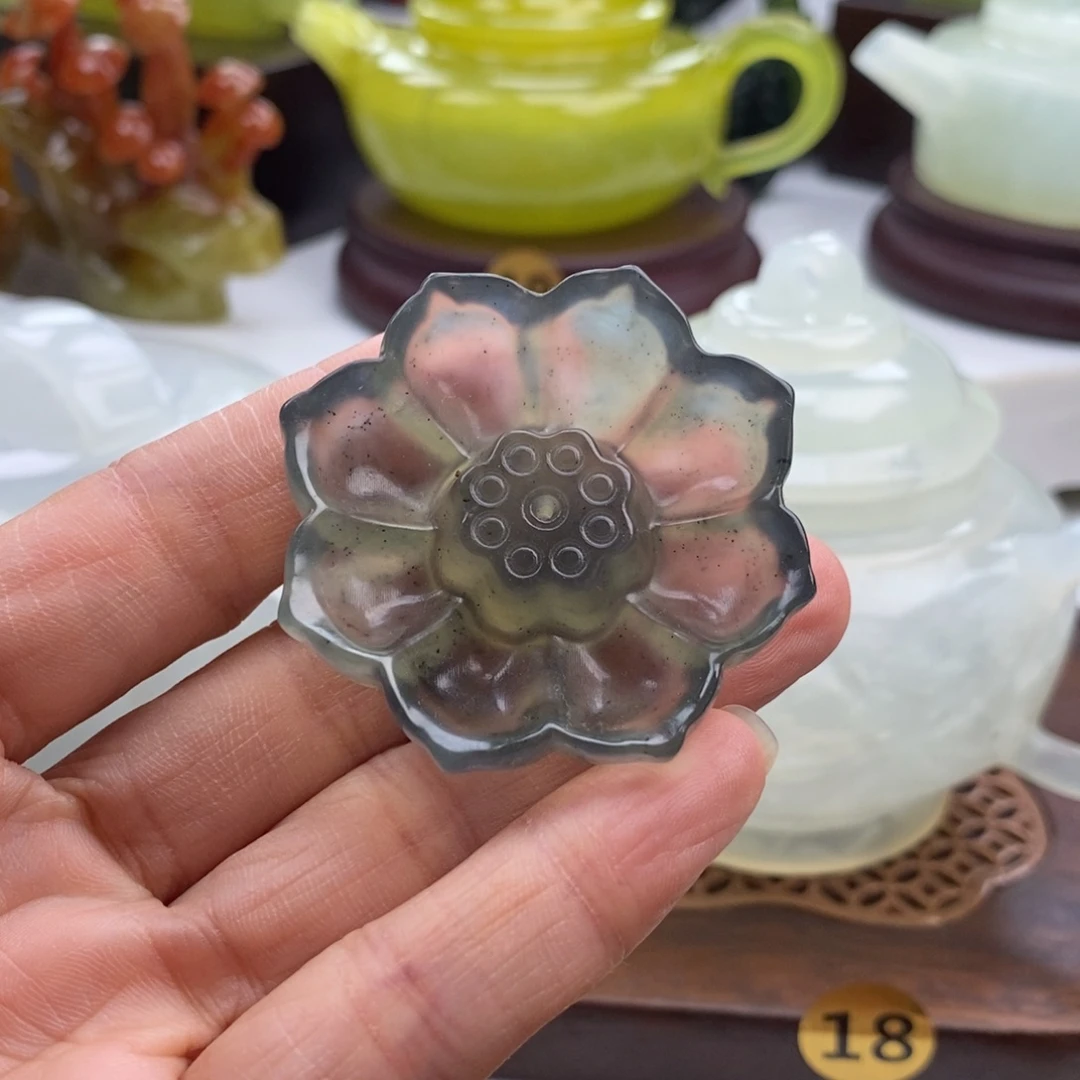 岫玉未镶嵌四大名玉香插