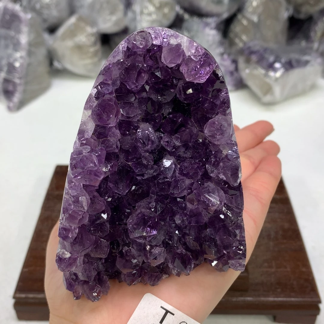 紫晶摆件未镶嵌水晶