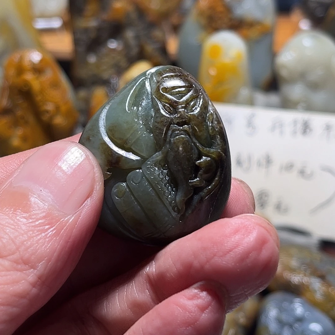 抹***春和田玉（子料）未镶嵌挂件