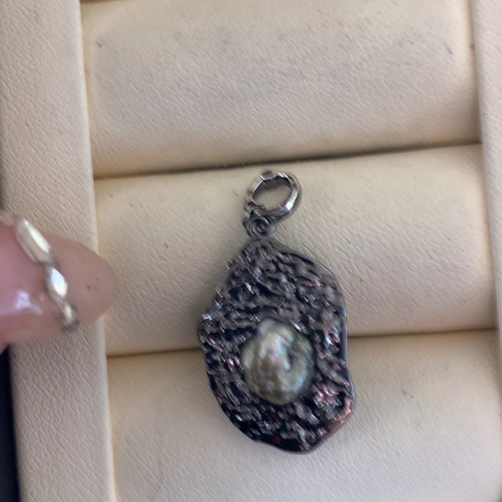 颈饰银S925镶嵌海水珍珠