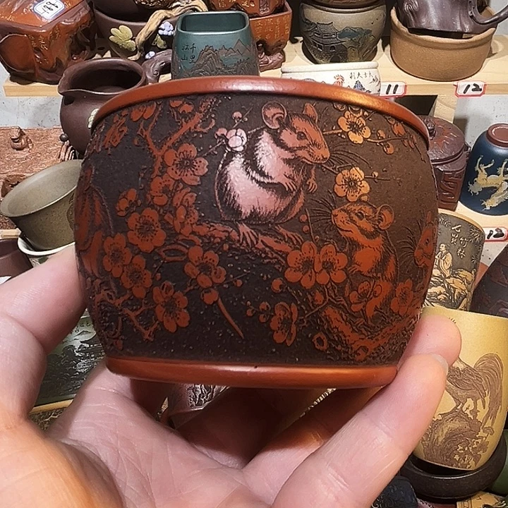 茶杯紫砂宜兴紫砂主人杯