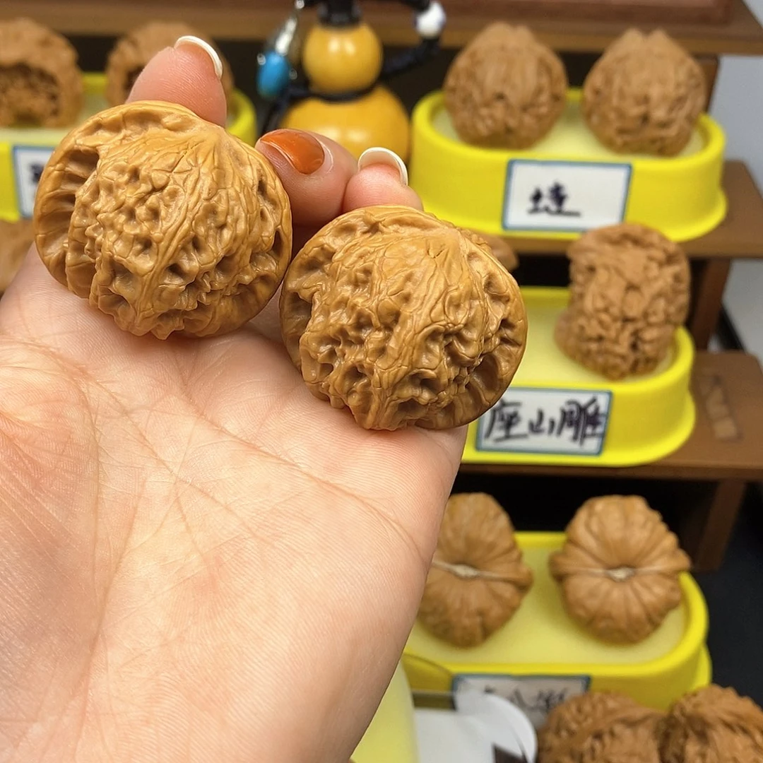 核桃野狼 文玩/木作/... 文玩把件