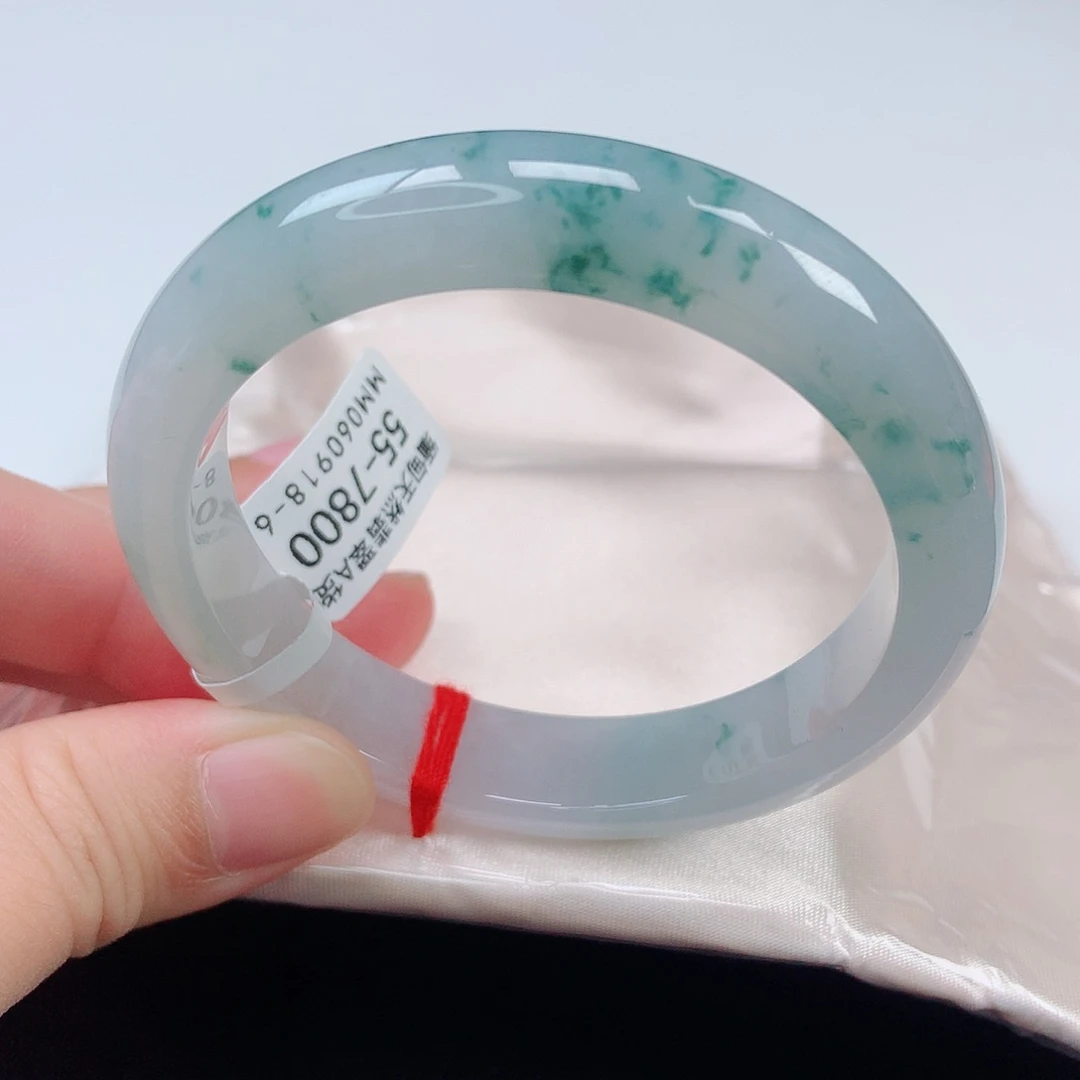 未镶嵌手镯翡翠55正圈