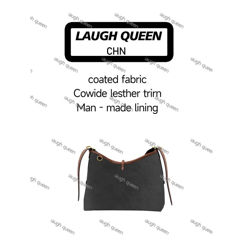 Laugh Queen无手工打造真皮女士新款包0289棕色我花饺子